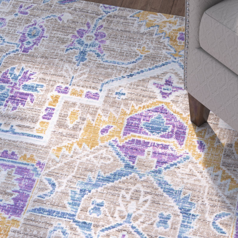 Mistana Altus Blue / Purple Area Rug & Reviews Wayfair